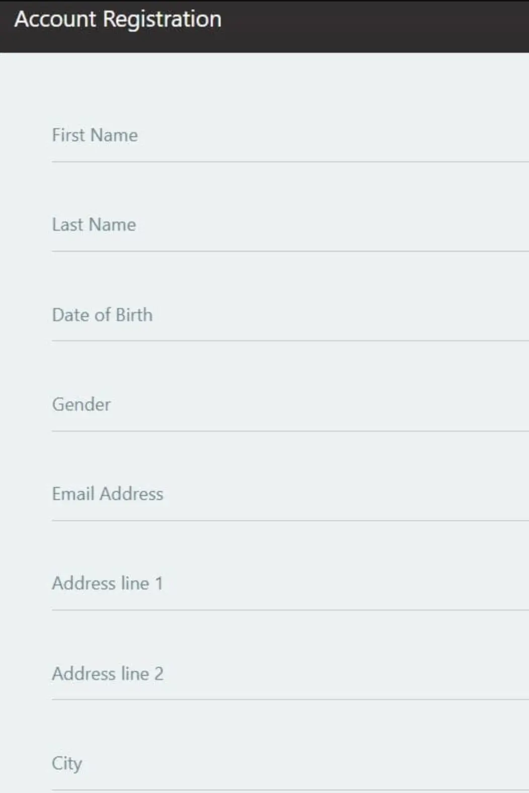 registration form at casino kingdom